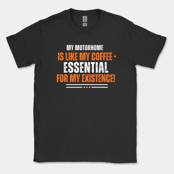 My Motorhome is Like My Coffee - Short Sleeve Tee  Thumbnail